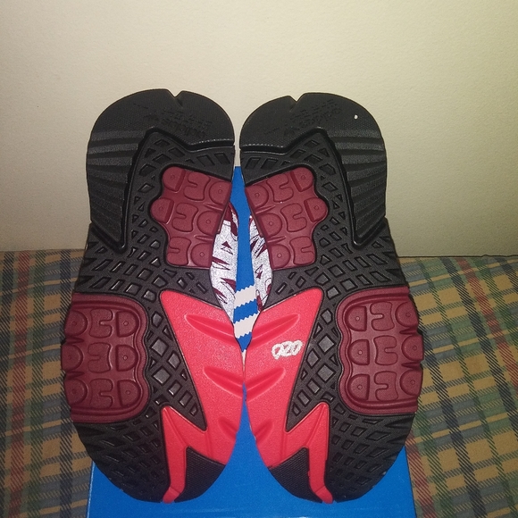 New 3M X Adidas Nite Jogger "Burgundy" Size 6 - Picture 6 of 7